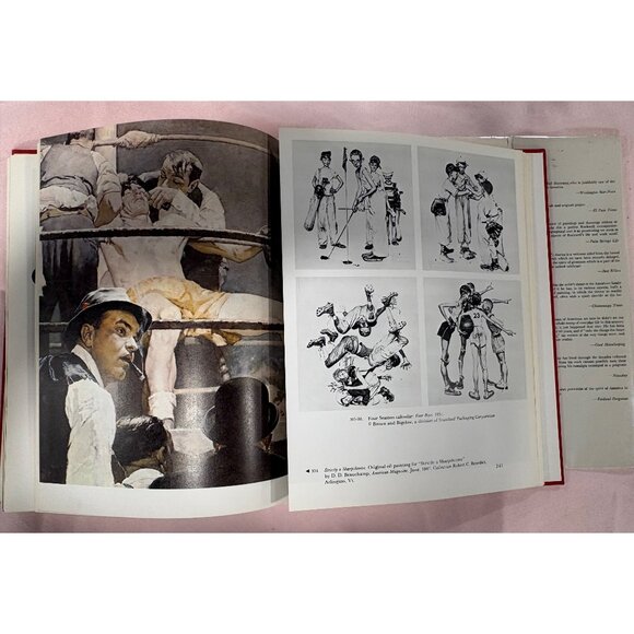 Norman Rockwells America Hardcover Readers Digest Christopher Finch 1976 Edition - Picture 9 of 14